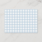 Boy Dog Baby Shower Book Request Card Informatiekaartje (Achterkant)