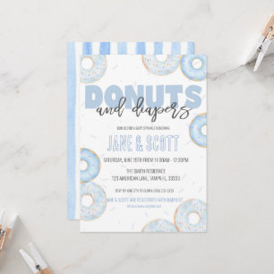 Boy Donut Sprinkle Douche uitnodigen Kaart