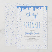 Boy Donuts Sprinkle Baby shower Kaart (Voorkant / Achterkant)