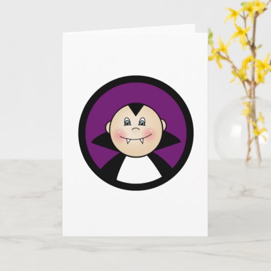 Boy Dracula Kaart (Gele Bloem)