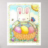 Boy Easter Bunny poster (Voorkant)