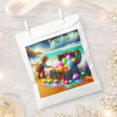  Boy Egg Treasure Chest Beach ~ Favorietentassen Bedankzakje (Geknipt)