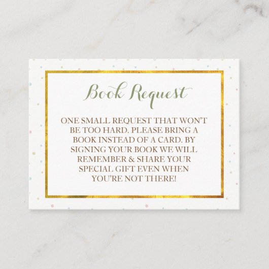 Boy Elephant Baby shower Boek Aanvraag Informatiekaartje (Voorkant)