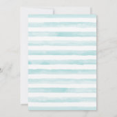 Boy Elephant verjaardagsfeestje uitnodiging (Achterkant)