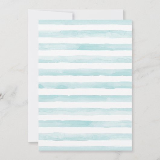 Boy Elephant verjaardagsfeestje uitnodiging (Achterkant)