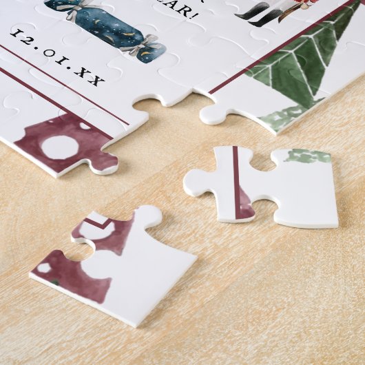 Boy Elf | Kinder kerstbrief Elf Goodbye Legpuzzel (Zijkant)