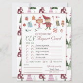 Boy Elf | Kinder kerstkaart Kaart (Voorkant)