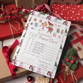 Boy Elf | Kinder kerstkaart Kaart