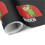 BOY ELF PEELT OP HET BIDEN CHRISTMAS WRAPPING PAPI CADEAUPAPIER<br><div class="desc">ELF PEEFT OP HET SCHERMPAPIER VAN BIDEN OM HUN SEASON MERRY EN BRIGHT TE MAKEN!</div>