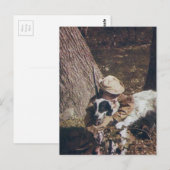 Boy en zijn jachthond Briefkaart (Voorkant / Achterkant)