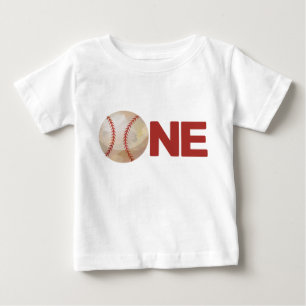 Boy First Birthday Baseball ONE
