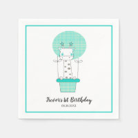 Boy First Birthday Giraffe Party