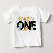 Boy First Birthday Wild One Oerwoud Safari Schatti