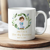 Boy First Communion Mug Religious Favors Koffiemok