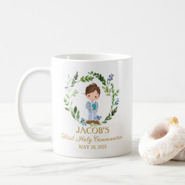 Boy First Holy Communion Ceramic Mug 11 oz Koffiemok