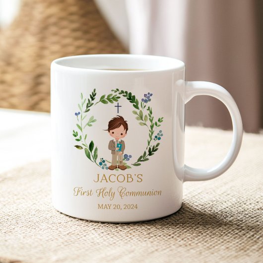 Boy First Holy Communion Ceramic Mug 11 oz Koffiemok