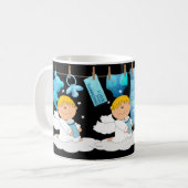 Boy for New Parents & Baby shower Koffiemok (Voorkant links)