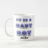 Boy Gender Reveal Pasgeboren Mok Gift (Links)