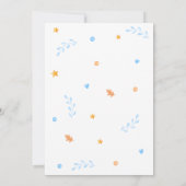 Boy Ghost Halloween Baby shower Kaart (Achterkant)