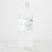 Boy Ghost Halloween Baby shower Waterfles Etiket (Voorkant)