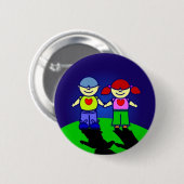 BOY & GIRL Button (Voorkant /achterkant)