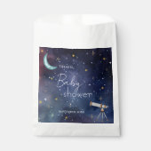 Boy Girl Celestial Sky Moon & Stars Baby Shower Bedankzakje (Voorkant)