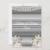 Boy Girl Fiesta Zilveren Charro Mexicaanse Bautizo Kaart (Achterkant)