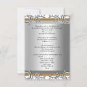 Boy Girl First Heilige Commune Silver Gold Kaart (Achterkant)