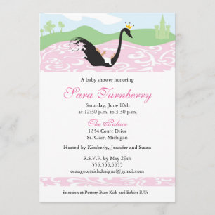 Boy Girl Shower Invitation - Little Princess Kaart