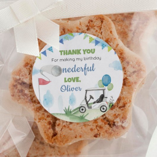 Boy Golf Party Labels Verjaardag Baby shower