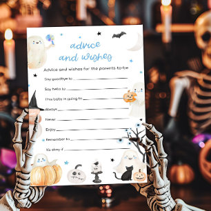 Boy Halloween Baby shower advies en wensen spel