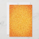 Boy Halloween Ghost Little Boo Baby shower Oranje Kaart (Achterkant)