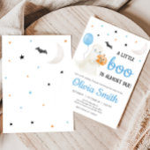 Boy Halloween Little Boo is bijna het gevolg van B Kaart