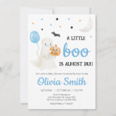 Boy Halloween Little Boo is bijna het gevolg van B Kaart (Voorkant)