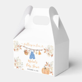 Boy Herfst Kleding Pompoen Herfst Baby shower Bedankdoosjes