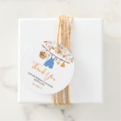 Boy Herfst Kleding Pompoen Herfst Baby shower Bedankjes Labels (In situ)