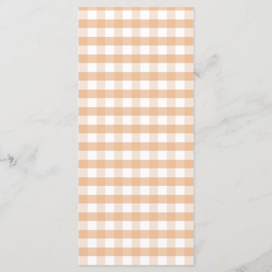 Boy Herfst Kleding Pompoen Herfst Baby shower Menu (Achterkant)