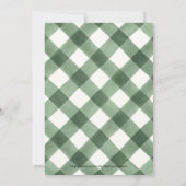 Boy Herfst Verjaardagsuitnodiging, HERFST Eerste V Aankondiging (Achterkant)