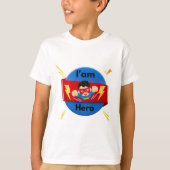 Boy hero-afbeelding t-shirt (Voorkant)