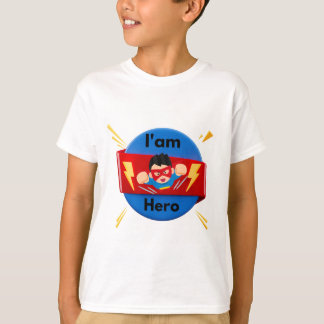 Boy hero-afbeelding t-shirt