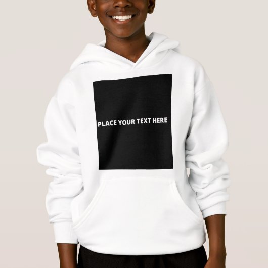 Boy Hoodie sjabloon (Voorkant)