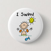Boy I Swim Button (Voorkant)