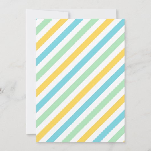 Boy Ice Cream Truck Sweet Een 1e Verjaardagsfeest Kaart (Achterkant)