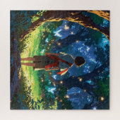 Boy in magical forest legpuzzel (Horizontaal)