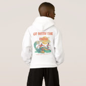 BOY/KIDS DABBING FUTURE LESSONS LEARN HOODIE  (Achterkant volledig)