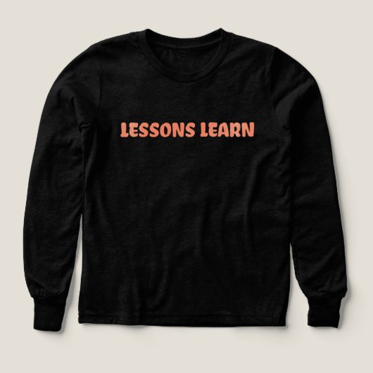 Boy/Kids Energy Flow Lessons Learn Long Sleeve (Voorkant)