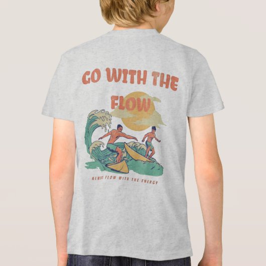 Boy/Kids Energy Flow Lessons Learn T Shirt  (Achterkant)