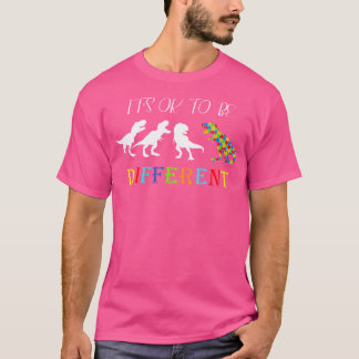 Boy Kind Het is OK om verschillende autisme puzzel T-shirt