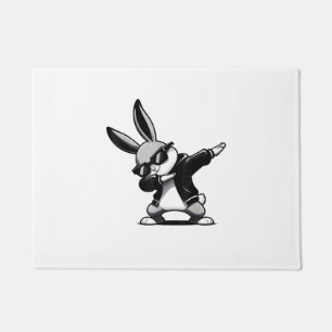 Boy Kind Paasdag Dabbing Bunny Rabbit Hip Hop Ea Deurmat