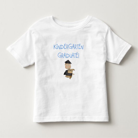 Boy Kindergarten Afstuderen Tshirts en Geschenken (Voorkant)